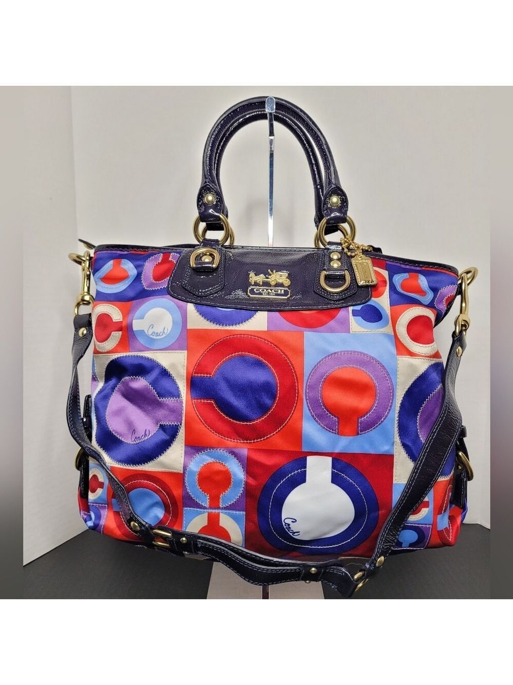 Coach Signature C's Madison Op Art Julianne Shoulder Bag #K0826-13253